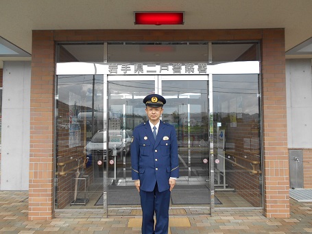 写真:黄川署長