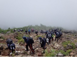 写真:山岳遭難救助訓練6