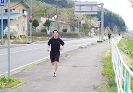 写真:10キロメートル持久走25