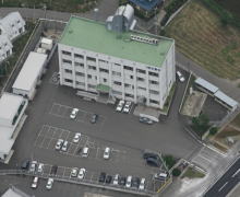 写真：上空からの岩手警察署