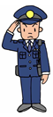 イラスト：警察官